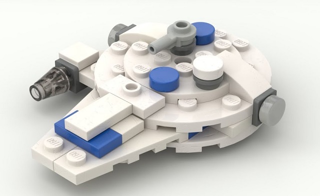 Lego Millenium Falcon - Een afbeelding van de Lego Millenium Falcon
